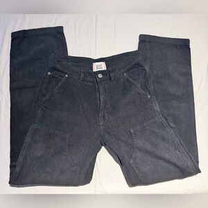 Urban Outfitters BDG Black Corduroy Trousers – Size 0